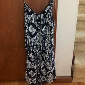 Patterned romper